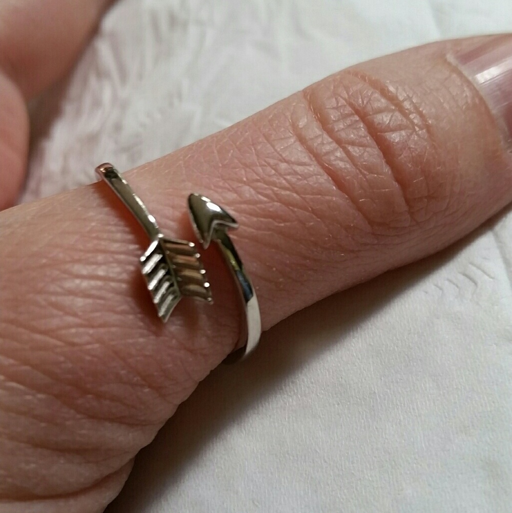 Sterling Silver Arrow Wrap Ring - Picture 7 of 7